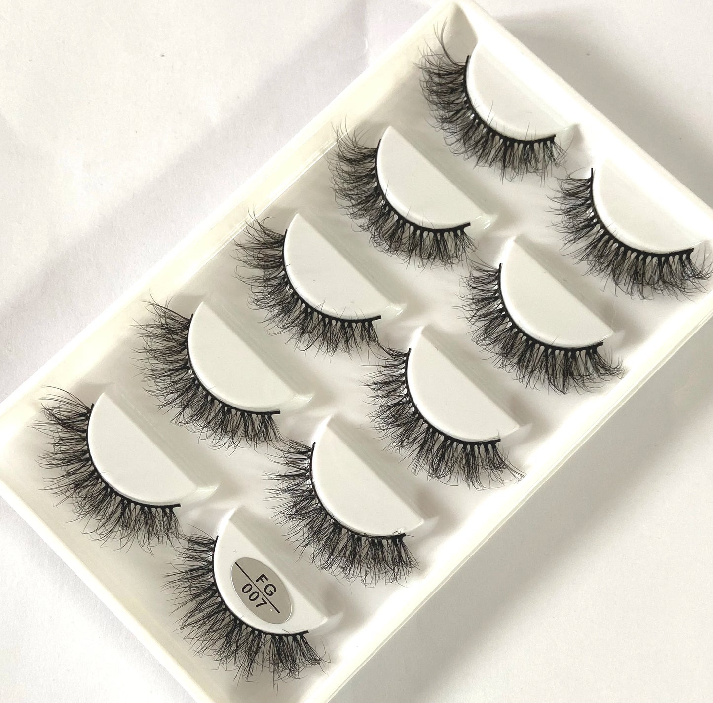 5Pairs 3D Faux Mink Lashes Natural Long Fluffy False Eyelashes