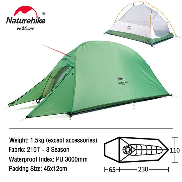 1 Person Tent Ultralight Waterproof Outdoor Tent Camping Professional Tent