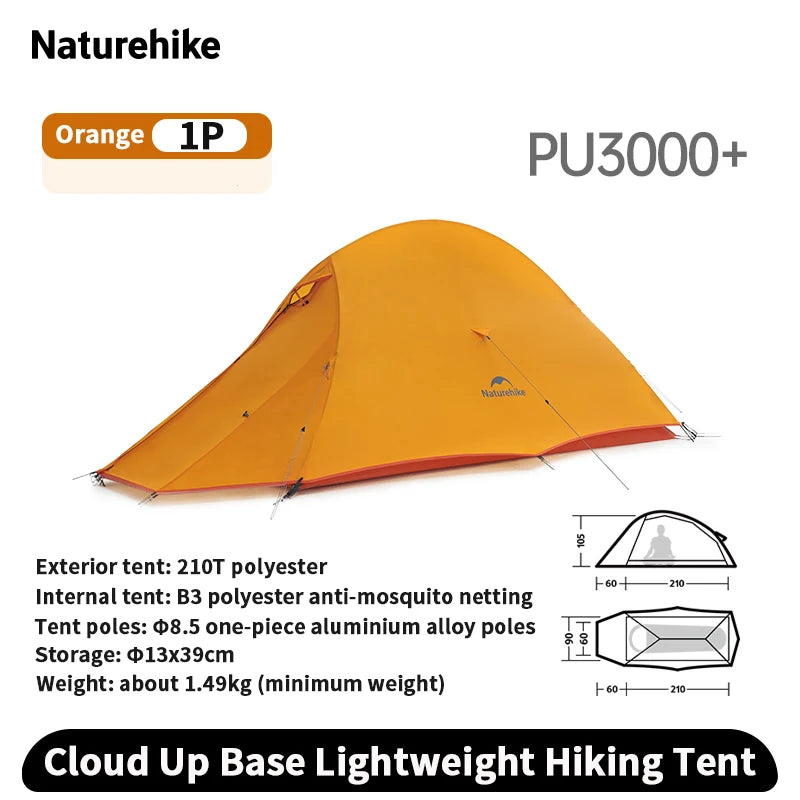 Cloud Up Base Camping Tent 1 2 Person Lightweight Waterproof