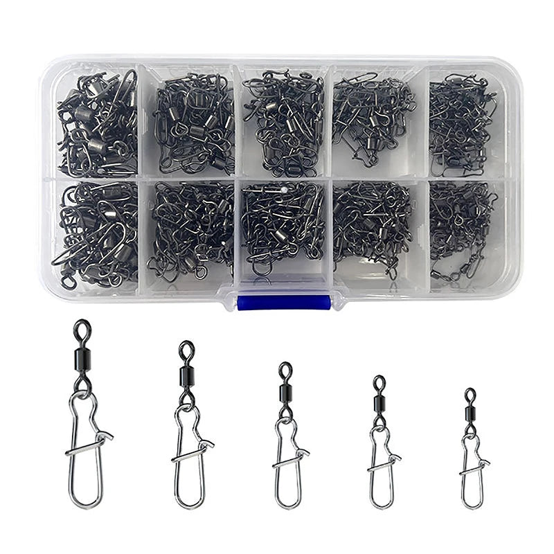 100pc/box Stainless Steel Fishing Connector Pin