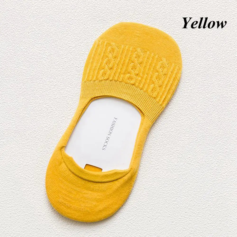 Women Invisible Non-slip Low Cut Socks Casual Cotton Breathable Ankle Boat Socks Cotton sock