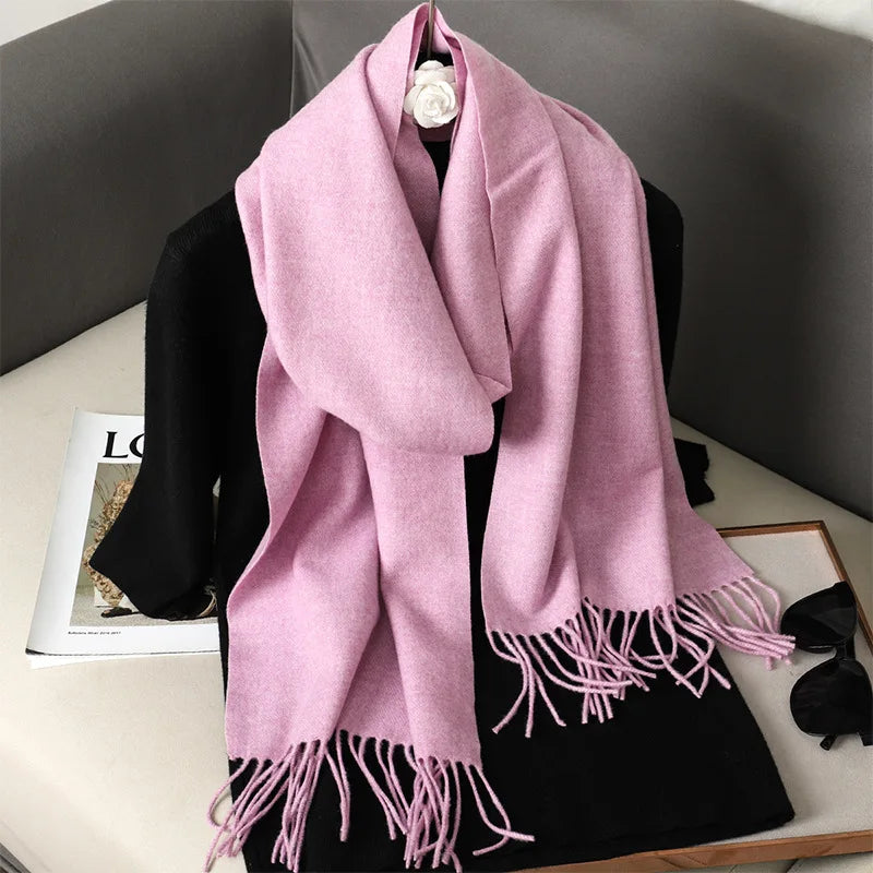 62Color Solid Women Winter Scarf