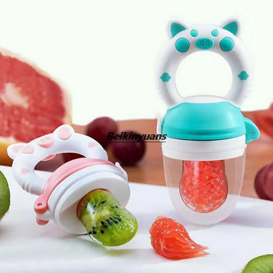 Baby fruit and vegetable teether مصاصة الفواكه والخضار للأطفال. نوعية ممتازة