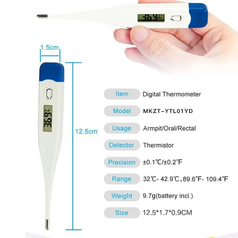 Temperature Reading Thermometer ميزان حرارة إلكتروني للرضع والأطفال، ممتاز النوعية والفعالية