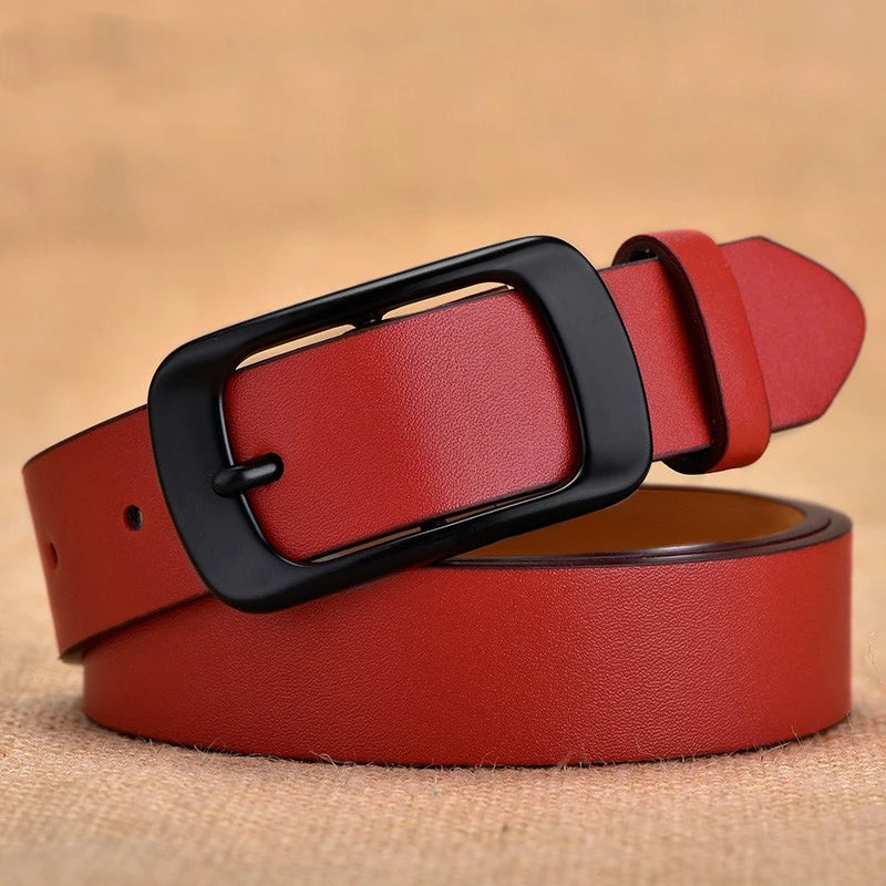 A Women's Needle Buckle Belt Fashion Casual Belt Middle Youth Simple Jeans Belt