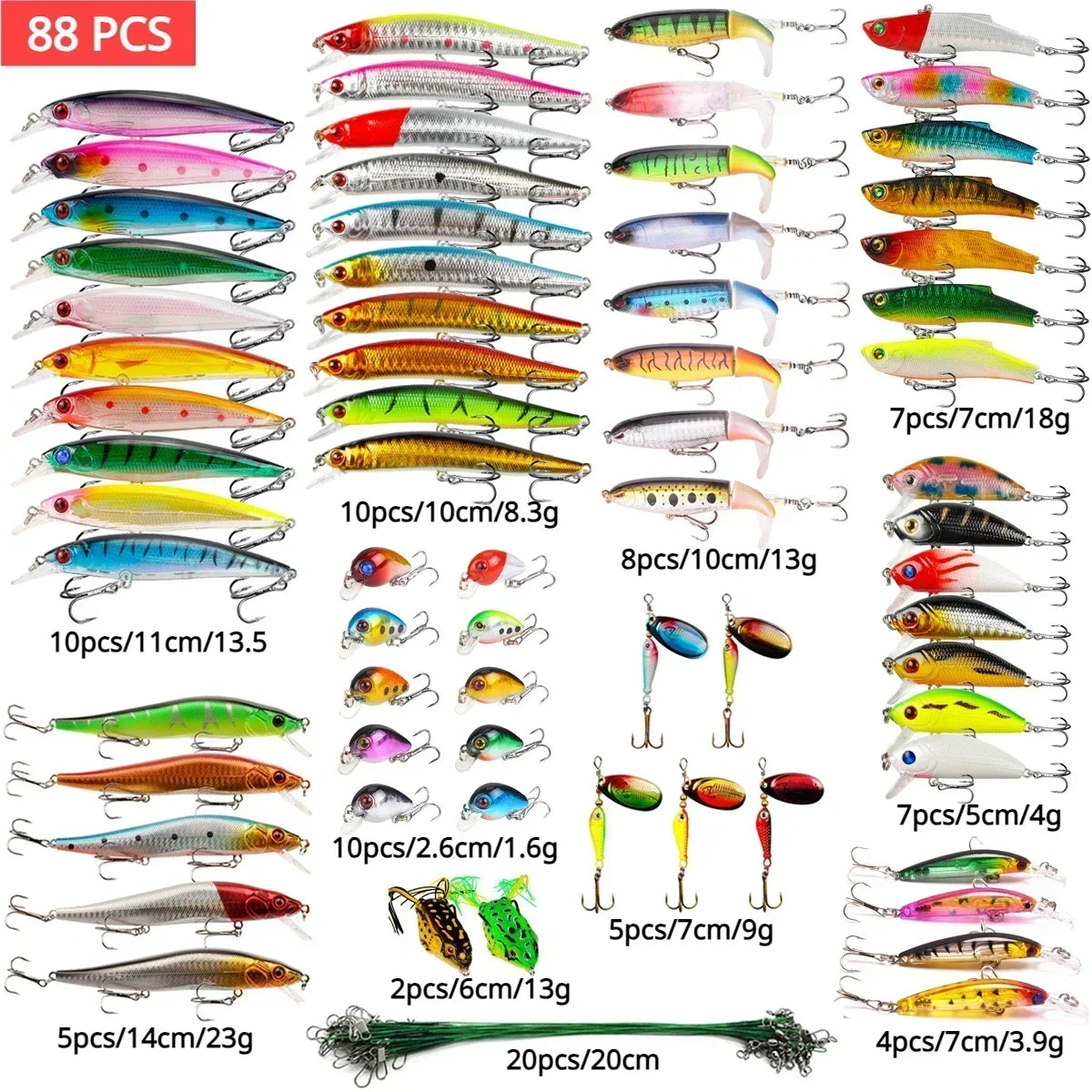 Mix Fishing Lure Kit