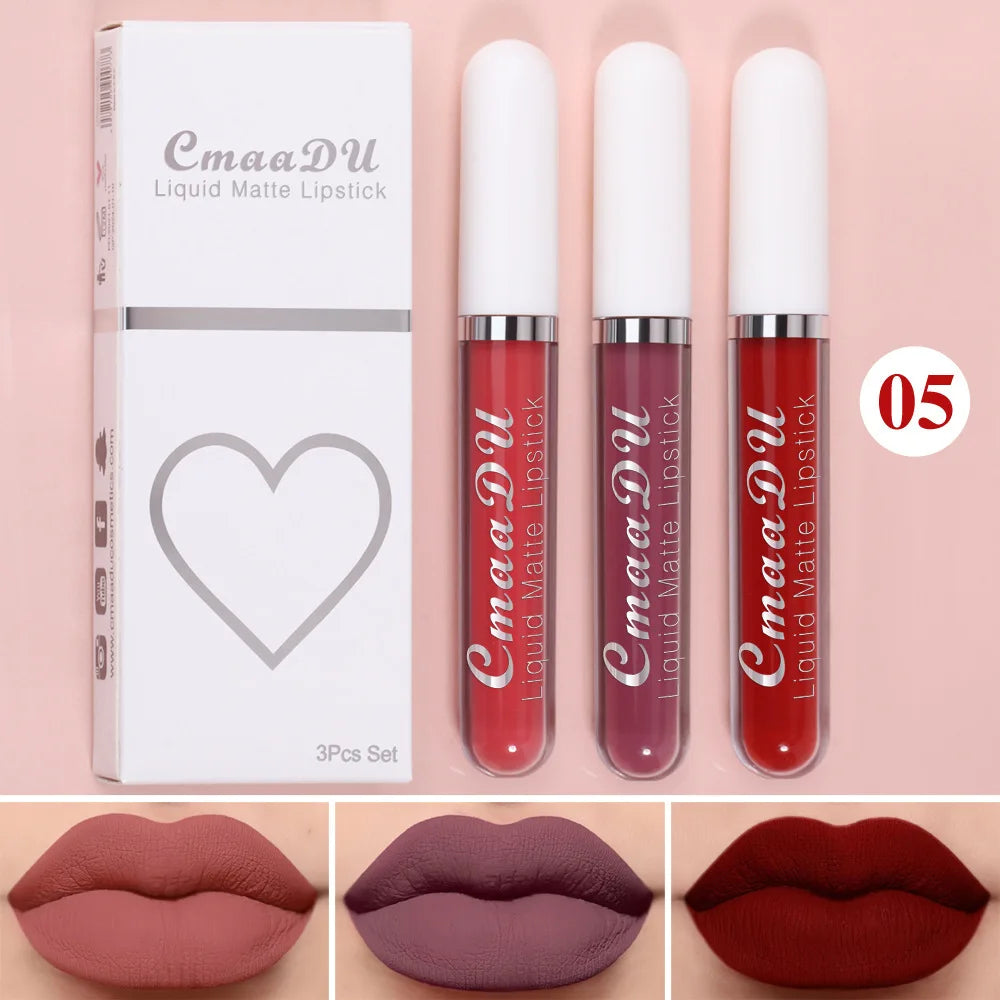 Sexy Long Lasting Velvet Matte Lip Gloss Liquid Lipstick