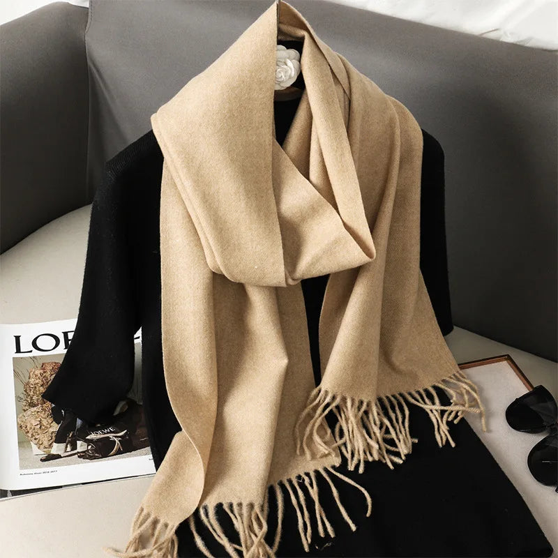 62Color Solid Women Winter Scarf