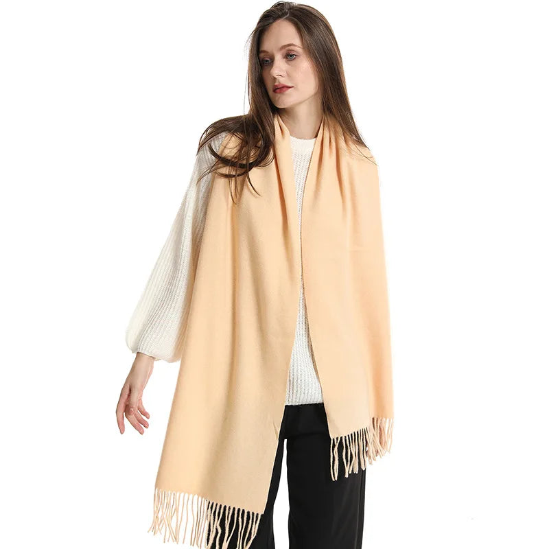 62Color Solid Women Winter Scarf