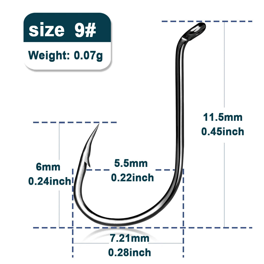 9KM Fishing Hooks