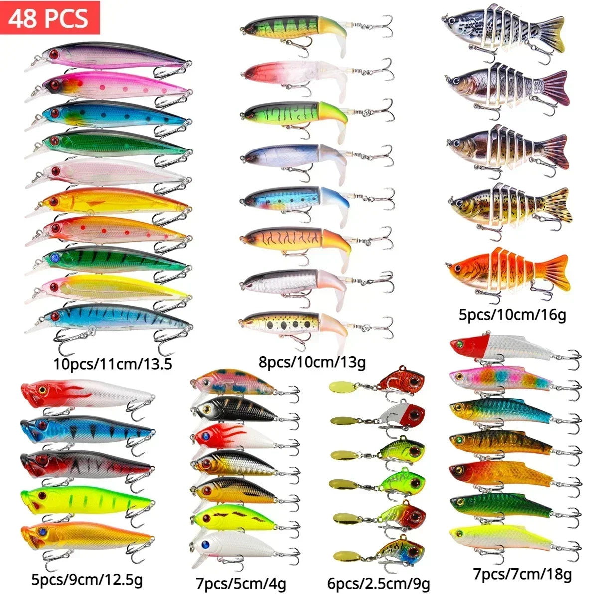 Mix Fishing Lure Kit