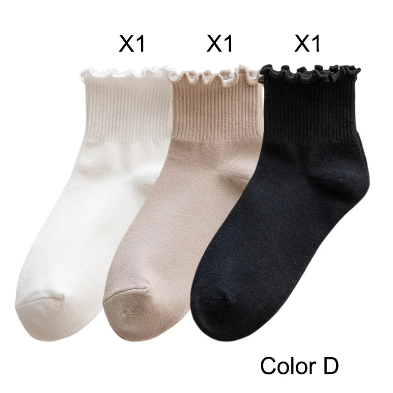 3 Pairs/Lot Cute Socks For Women