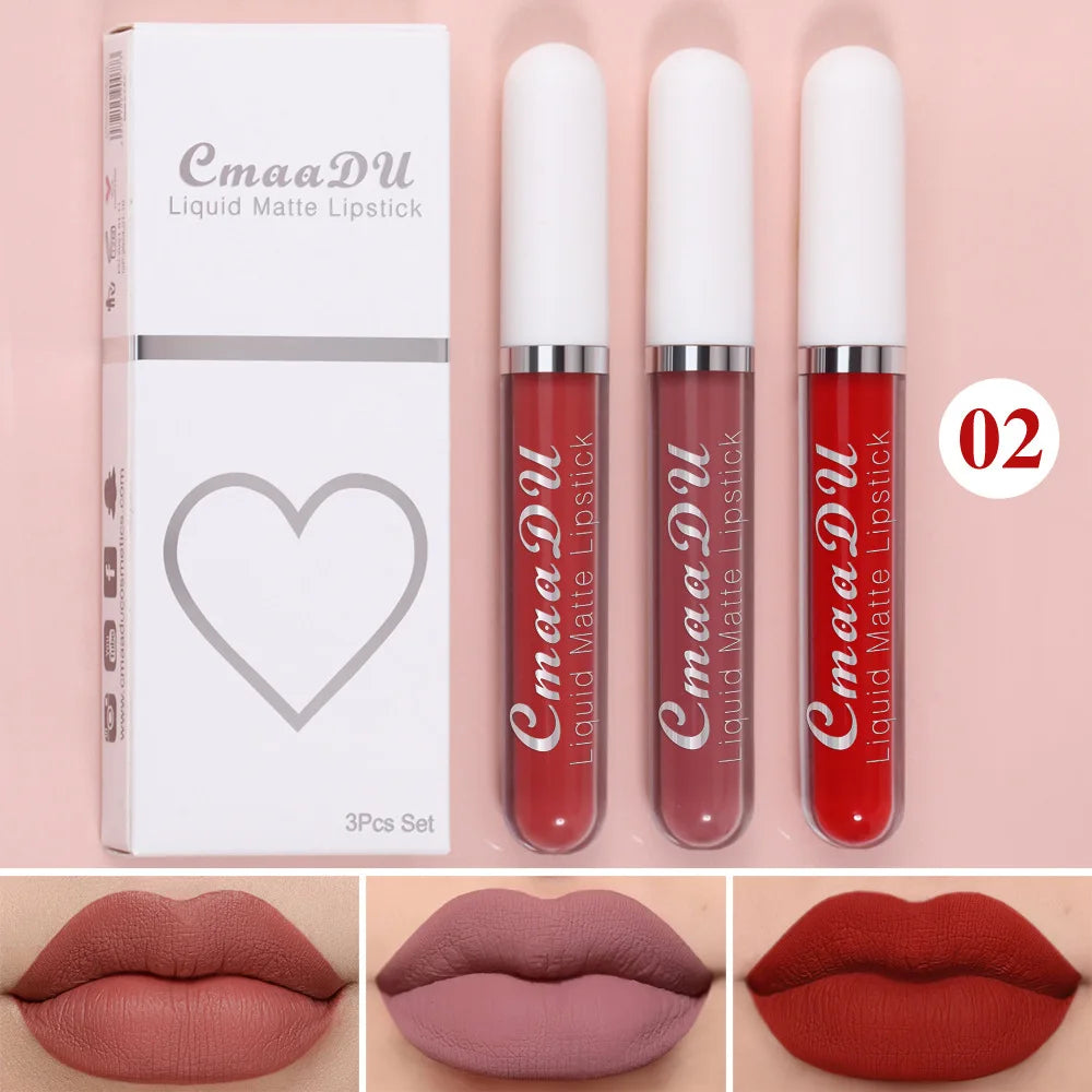 Sexy Long Lasting Velvet Matte Lip Gloss Liquid Lipstick