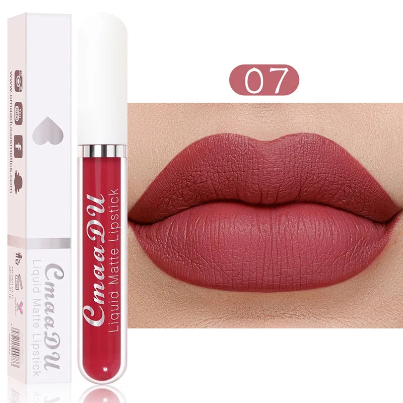 Sexy Long Lasting Velvet Matte Lip Gloss Liquid Lipstick