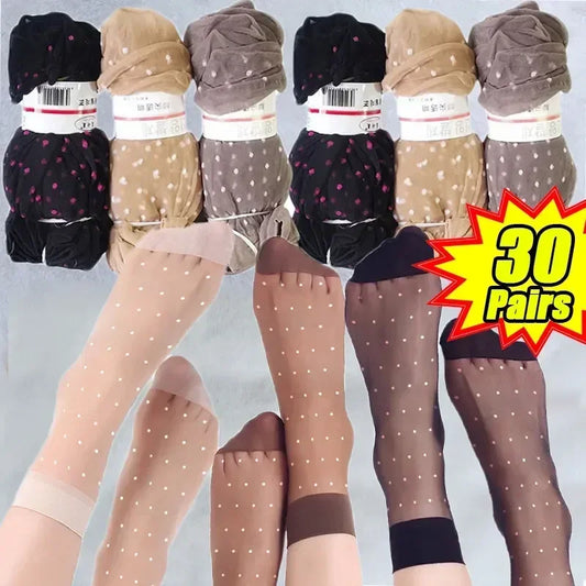 Women Transparent Summer Fashion Socks